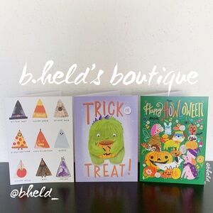 Free w/Purchase — Set of 3 Trader Joe’s Greeting Cards Halloween Brand New NWT
